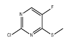 CAS:87789-51-3	2-氯-5-氟-4-(甲基硫代)嘧啶	2-Chloro-5-Fluoro-4-Methylsulfanyl-Pyrimidine