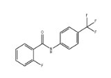 CAS:2053-96-5	2-氟-N-[4-(三氟甲基)苯基]苯甲酰胺	2-Fluoro-N-[4-(Trifluoromethyl)Phenyl]Benzamide