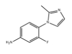 CAS:209960-27-0	3-氟-4-(2-甲基咪唑-1-基)苯胺	3-Fluoro-4-(2-Methylimidazol-1-Yl)Aniline