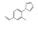 CAS:433920-88-8	3-氟-4-(1h-吡唑-1-基)苯甲醛	3-Fluoro-4-Pyrazol-1-Ylbenzaldehyde