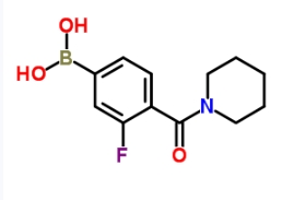 CAS:874289-10-8	3-氟-4-(1-哌啶基羰基)苯硼酸	(3-Fluoro-4-(Piperidine-1-Carbonyl)Phenyl)Boronic Acid