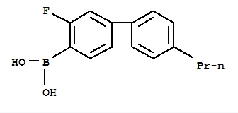 CAS:909709-42-8	3-氟-4’-丙基联苯硼酸	4'-Propyl-3-fluorobiphenyl-4-boronic acid