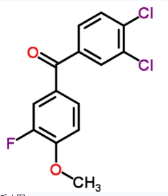 CAS:844885-37-6	3,4-二氯-3-氟-4-甲氧基苯甲酮	3,4-Dichloro-3-Fluoro-4-Methoxybenzophenone