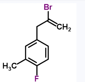CAS:842140-42-5	2-溴-3-(4-氟-3-甲基苯基)-1-丙烯	2-Bromo-3-(4-Fluoro-3-Methylphenyl)Prop-1-Ene
