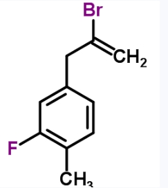 CAS:842140-41-4	2-溴-3-(3-氟-4-甲基苯基)-1-丙烯	2-Bromo-3-(3-Fluoro-4-Methylphenyl)Prop-1-Ene