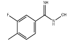 CAS:238742-80-8	3-氟-4-甲苯基-1-羰基咪唑胺盐酸盐	3-Fluoro-4-Methylbenzamide Oxime