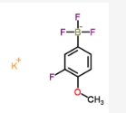 CAS:850623-62-0	3-氟-4-甲氧基苯基三氟硼酸钾	Potassium Trifluoro(3-Fluoro-4-Methoxyphenyl)Borate