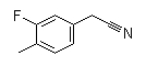 CAS:261951-73-9	3-氟-4-甲基苯乙腈	2-(3-Fluoro-4-Methylphenyl)Acetonitrile