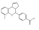 CAS:436811-08-4	4-(6-氟-3a,4,5,9b-四氢-3H-环戊基[c]喹啉)-苯甲酸	