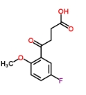 CAS:49800-56-8	4-(5-氟-2-甲氧基-苯基)-4-氧代-丁酸	4-(5-Fluoro-2-Methoxyphenyl)-4-Oxobutanoic Acid