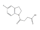 CAS:393183-92-1	4-(5-氟-2,3-二氢-1H-吲哚-1-基)-4-氧代丁酸	4-(5-Fluoro-2,3-Dihydro-1H-Indol-1-Yl)-4-Oxobutanoicacid