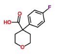 CAS:473706-11-5	4-(4-氟-苯基)-四氢-吡喃-4-羧酸	4-(4-Fluorophenyl)Oxane-4-Carboxylic Acid