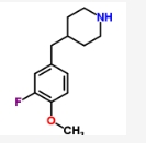 CAS:584555-74-8	4-(3-氟-4-甲氧基-苄基)哌啶	4-[(3-Fluoro-4-Methoxyphenyl)Methyl]Piperidine