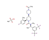 CAS:414910-30-8	4(S)-(4-乙酰基哌嗪-1-基)-N-[1(R)-[3,5-双(三氟甲基)苯基]乙基]-2(R)-(4-氟-2-甲基苯基)-N-甲基哌啶-1-羧酰胺甲烷磺酸盐