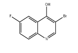 CAS:1065087-77-5	3-溴-6-氟-4-羟基喹啉	3-Bromo-6-Fluoro-1H-Quinolin-4-One