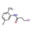 CAS:908494-83-7	3-氯-n-(5-氟-2-甲基苯基)丙酰胺	3-Chloro-N-(5-Fluoro-2-Methylphenyl)Propanamide