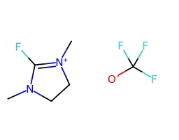 1006904-66-0  1H-Imidazolium, 2-fluoro-4,5-dihydro-1,3-dimethyl-, salt with 1,1,1-trifluoromethanol (1:1)