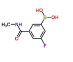 CAS:871332-63-7	3-氟-5-(甲基氨甲酰基)苯基硼酸	(3-Fluoro-5-(Methylcarbamoyl)Phenyl)Boronic Acid
