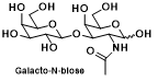 β-D-Galp-(1→3)-D-GalpNAc  