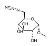 6-azido-6-deoxy-1-O-methyl-α-D-glucopyranose  