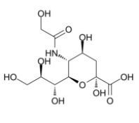 N-glycoloyl-β-neuraminic acid  