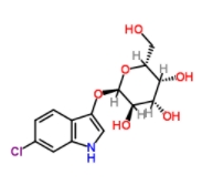 6-氯-3-吲哚基α-D-吡喃半乳糖苷	  