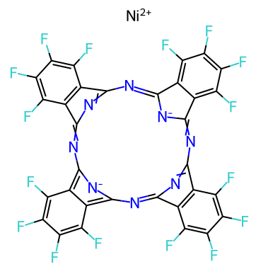cas:128653-34-9|全氟酞菁镍(II)|镍(ii)十六氟酞菁