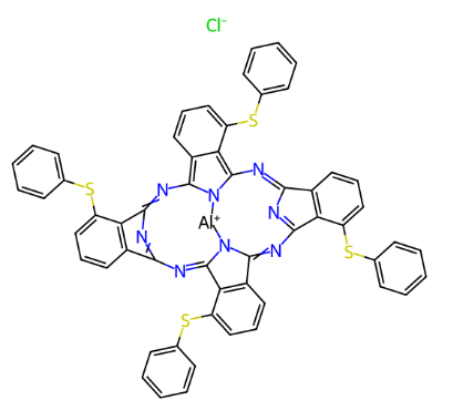 cas:167093-23-4|氯化铝1,8,15,22-四(苯基硫代)-29H,31H-酞菁