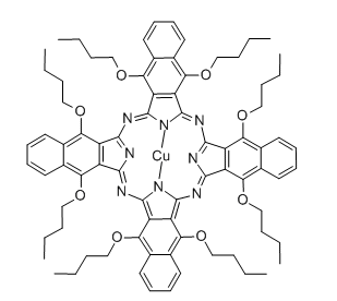 cas:155773-67-4|5,9,14,18,23,27,32,36-八丁氧基-2,3-萘酞菁铜(II)
