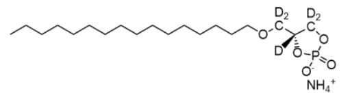 C16 Cyclic LPA-d5 ， CAS：2936622-34-1，1-O-十六烷基-sn-甘油（d5）-2,3-环磷酸（铵盐）