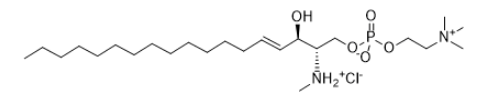 3-N-methyl Lyso SM (d18:1)  |  3-N-methyl-spingosylphosphorylcholine, HCl salt