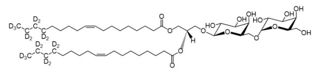 18:1 DGDG(d18) , 二半乳糖基二醇甘油（d18）,  digalactosyldioleoylglycerol (d18)