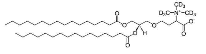 DGTS-d9, CAS2260669-85-8,  1,2-dipalmitoyl-sn-glycero-3-O-4'-[N,N,N-trimethyl(d9)]-homoserine  