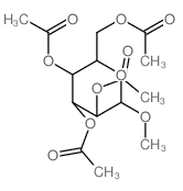 Methyl .α.-D-mannopyranoside tetraacetate  
