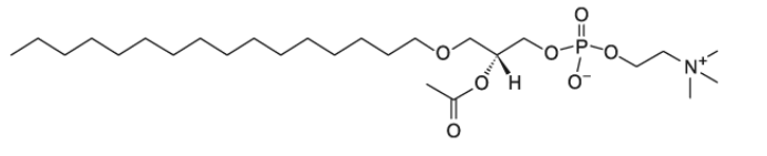 CAS:74389-68-7  C16-02:0 PC   1-O-hexadecyl-2-acetyl-sn-glycero-3-phosphocholine
