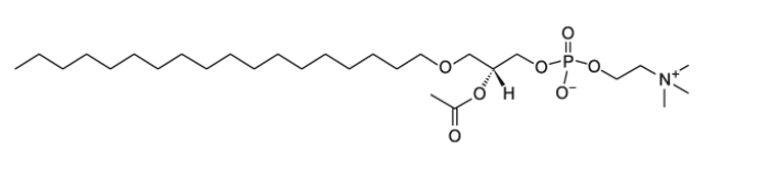 CAS:74389-69-8  C18-02:0 PC  1-O-octadecyl-2-acetyl-sn-glycero-3-phosphocholine