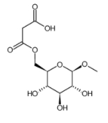 methyl 6-O-(2-carboxyacetyl)-β-D-glucopyranoside  