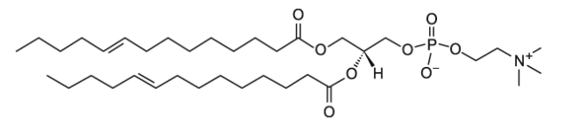 CAS:76733-52-3  14:1 (Δ9-Trans) PC   1,2-二甲基苯乙烯酰-sn-甘油-3-磷酸胆碱
