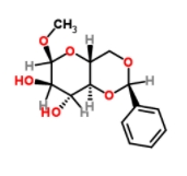 	甲基-4,6-O-亚苄基-Α-D-吡喃葡糖苷	  