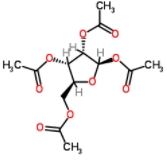 	β-D-呋喃核糖-1,2,3,5-四乙酸酯