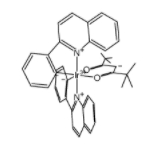 	双(2-苯基喹啉)(2,2,6,6-四甲基庚烷-3,5-二酸酯)铱(III)  