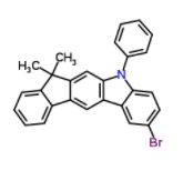 2-溴-7,7-二甲基-5-苯基-5,7-二氢茚并[2,1-b]咔唑  
