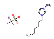  1-己基-3-甲基咪唑三氟甲烷磺酸盐； 460345-16-8 ；离子液体