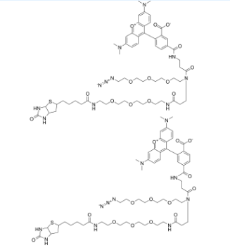 TAMRA-Azide-PEG-biotin；1797415-74-7； TAMRA疊氮化物-PEG生物素