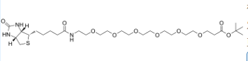 Biotin-peg6-t-butylester；1352814-07-3；生物素-六聚乙二醇-丙酸叔丁酯