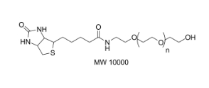 Biotin-PEG-OH (MW 10000)      生物素-聚乙二醇-羟基化合物     