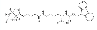146987-10-2            Biotin标记的Lys赖氨酸       Fmoc-Lys(Biotin)-OH