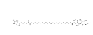 Biotin-PEG7-C2-NH-Vidarabine-S-CH3