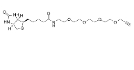 1458576-00-5  生物素-四聚乙二醇-丙炔基   Biotin-PEG4-alkyne,97%   