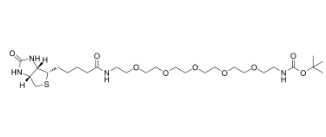 189209-28-7             Biotin-PEG5-NH-Boc小分子PEG	  生物素-PEG5-叔丁氧羰基	